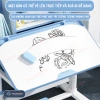 Bộ bàn học Smart Kids F01 PLUS 80cm - Nâng hạ tay quay, chống gù, chống cận, 1,150,000₫ 3