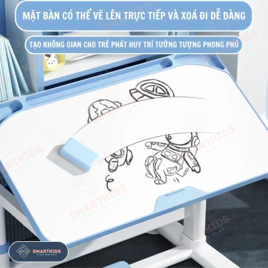 Bộ bàn học Smart Kids F01 PLUS 80cm - Nâng hạ tay quay, chống gù, chống cận, 1,150,000₫ 3 Bộ bàn học Smart Kids F01 PLUS 80cm - Nâng hạ tay quay, chống gù, chống cận, 1,150,000₫ 3