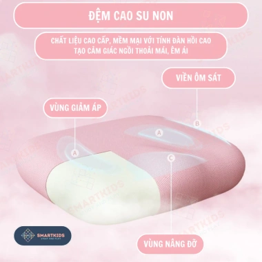 Bộ bàn học Smart Kids F01 PLUS 80cm - Nâng hạ tay quay, chống gù, chống cận, 1,150,000₫