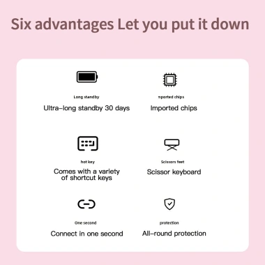 Bộ bàn phím Bluetooth 10 inch + chuột không dây văn phòng - Giá ưu đãi 179.000 VNĐ