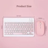 Bộ bàn phím Bluetooth 10 inch + chuột không dây văn phòng - Giá ưu đãi 179.000 VNĐ 8