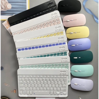 Bộ bàn phím Bluetooth 10 inch + chuột không dây văn phòng - Giá ưu đãi 179.000 VNĐ