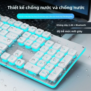 Bộ bàn phím Bluetooth không dây và chuột không dây, im lặng, nhẹ, cho PC và laptop - Giá 383.081 VND 3 Bộ bàn phím Bluetooth không dây và chuột không dây, im lặng, nhẹ, cho PC và laptop - Giá 383.081 VND 3