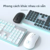 Bộ bàn phím Bluetooth không dây và chuột không dây, im lặng, nhẹ, cho PC và laptop - Giá 383.081 VND 9