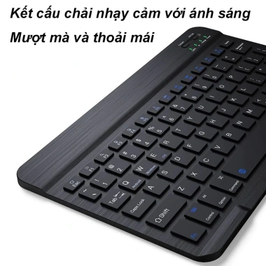 Bộ bàn phím & chuột Bluetooth 10 inch gọn nhẹ, phù hợp tablet & điện thoại - 126.788₫ 3