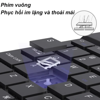 Bộ Bàn Phím Chuột Bluetooth 10 inch Siêu Mỏng Đa Màu, Tương Thích Điện Thoại, PC - Giá 126.787₫