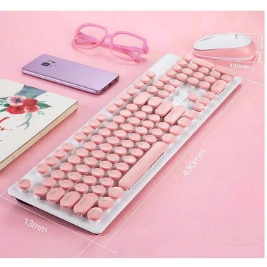 Bộ Bàn Phím & Chuột Bluetooth Huqu HQ-N520 - Thiết Kế Trẻ Trung, Kết Nối USB, Giá 621.000 VND 2