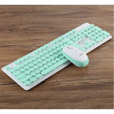 Bộ Bàn Phím & Chuột Bluetooth Huqu HQ-N520 - Thiết Kế Trẻ Trung, Kết Nối USB, Giá 621.000 VND 4