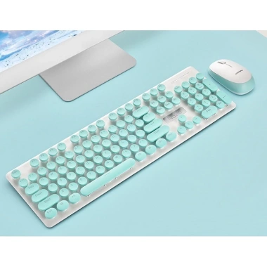 Bộ Bàn Phím & Chuột Bluetooth Huqu HQ-N520 - Thiết Kế Trẻ Trung, Kết Nối USB, Giá 621.000 VND 5