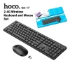 Bộ bàn phím chuột Bluetooth không dây Hoco GM17 - Giá chỉ 290.000đ, giảm mạnh, hiệu năng cao, thiết kế gọn nhẹ