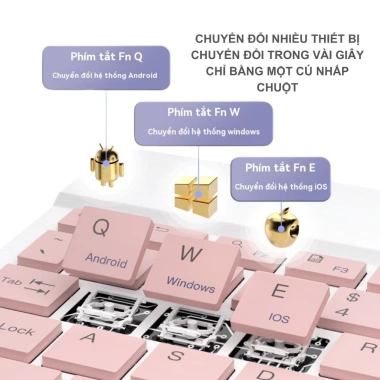 Bộ bàn phím chuột Bluetooth mỏng nhẹ, tương thích đa hệ điều hành, giảm giá 20% chỉ 110.000₫ 4