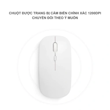 Bộ bàn phím chuột Bluetooth mỏng nhẹ, tương thích đa hệ điều hành, giảm giá 20% chỉ 110.000₫ 5