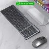 Bộ bàn phím chuột không dây MK966 Bluetooth + 2.4G, đa kết nối, sạc nhanh, chỉ 440k