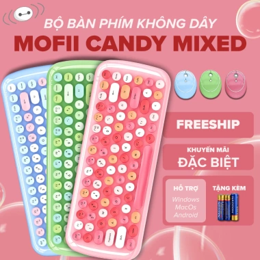 Bộ Bàn Phím & Chuột Không Dây Mofii 2.4GHz - Giá 559.200đ, giảm 22% 3