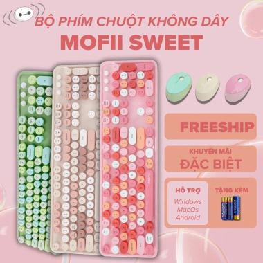 Bộ Bàn Phím & Chuột Không Dây Mofii 2.4GHz - Giá 559.200đ, giảm 22% 8