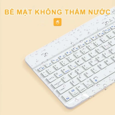 Bộ bàn phím và chuột Bluetooth 10 inch gọn nhẹ, tương thích tablet, giá 55.000₫ 6