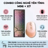 Bộ Bàn Phím và Chuột Bluetooth Không Dây Core X M96 Gaming LED Màn Hình Núm Xoay Kết Nối Đa Năng Giảm Giá 549k 5