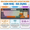Bộ Bàn Phím và Chuột Bluetooth Không Dây Core X M96 Gaming LED Màn Hình Núm Xoay Kết Nối Đa Năng Giảm Giá 549k 6