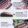 Bộ Bàn Phím và Chuột Bluetooth Không Dây Core X M96 Gaming LED Màn Hình Núm Xoay Kết Nối Đa Năng Giảm Giá 549k 7