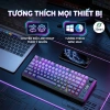 Bộ Bàn Phím và Chuột Không Dây Bluetooth M75 LED, Màn Hình, Pin Sạc, Keycap PBT cho PC, Laptop, ĐT - 469k 4