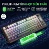 Bộ Bàn Phím và Chuột Không Dây Bluetooth M75 LED, Màn Hình, Pin Sạc, Keycap PBT cho PC, Laptop, ĐT - 469k 5