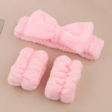 Bộ băng đô JULYHOMEWEAR 3 món cho đầu tay, kèm bông rửa mặt tẩy trang, makeup - 69.000₫ 10