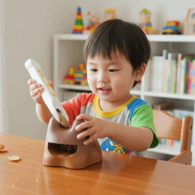 Bộ bánh pudding thỏ KIXON Đồ chơi cho ăn tạo giáo dục sớm quà tặng trẻ em