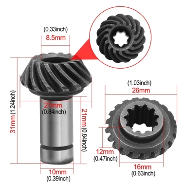 Bộ bánh răng lắp ráp EHES cho dụng cụ cắt cỏ - Thay thế nhanh Giá chỉ 59.531 VND
