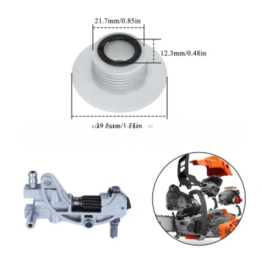 Bộ bánh răng thay thế máy bơm dầu cho cưa xích 5.200 4.500 5.800 52cc 45cc 58cc, giá ưu đãi 313.500 VND 6