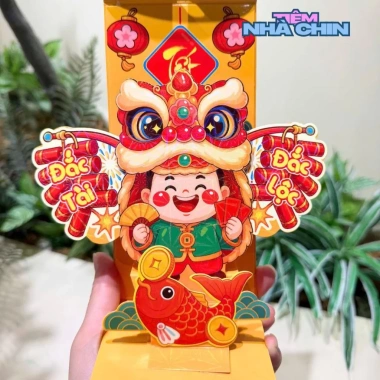 Bộ Bao Lì Xì 3D Popup 2.026 – Thiết Kế Độc Đáo, Sang Trọng, Giá 15.000 VNĐ 5
