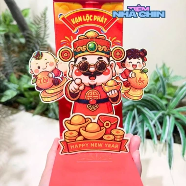 Bộ Bao Lì Xì 3D Popup 2.026 – Thiết Kế Độc Đáo, Sang Trọng, Giá 15.000 VNĐ 6