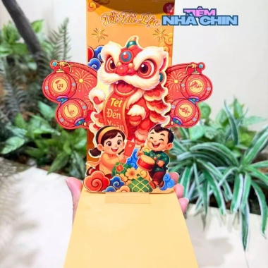 Bộ Bao Lì Xì 3D Popup 2.026 – Thiết Kế Độc Đáo, Sang Trọng, Giá 15.000 VNĐ 7