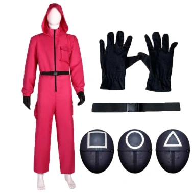 Bộ bảo vệ trò chơi mực Halloween Boss - áo liền quần, găng tay, mặt nạ cho người lớn và trẻ em, giá ưu đãi 307k 5