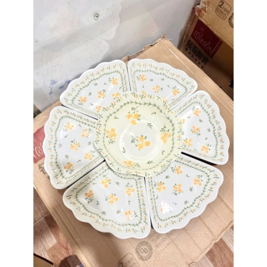 Bộ bát 19 món hoa mai vàng xinh xắn - Bộ bát chén đĩa mẫu mới, giá ưu đãi 495k 4 Bộ bát 19 món hoa mai vàng xinh xắn - Bộ bát chén đĩa mẫu mới, giá ưu đãi 495k 4
