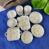 Bộ bát 19 món hoa mai vàng xinh xắn - Bộ bát chén đĩa mẫu mới, giá ưu đãi 495k 9