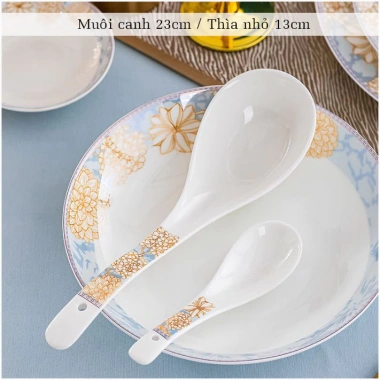 Bộ bát ăn cơm Sứ Xương Giang Tây 70 chi tiết - Cao cấp, giá ưu đãi 3.4tr