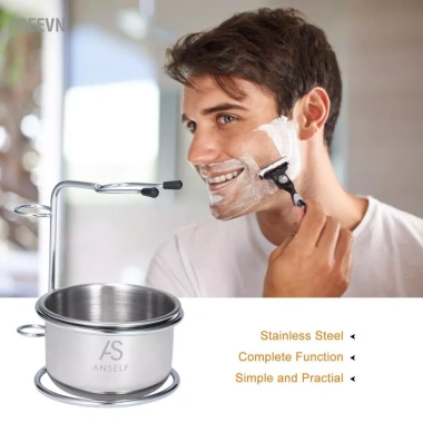 Bộ Bát Cạo Râu 2 Trong 1 Anself freevn Cốc và Xà Phòng Giữ Lưỡi Dao Giá 235.400₫