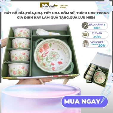 Bộ bát chén sứ Homix sang trọng, chịu nhiệt tốt, tạo không gian bàn ăn ấm cúng 5