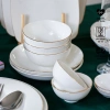 Bộ bát cơm viền vàng thật 12k sứ Minh Châu 6-10 món - Set chén ăn cao cấp, Vỡ 1 đổi 1, 153.300 VND 2