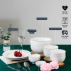 Bộ bát cơm viền vàng thật 12k sứ Minh Châu 6-10 món - Set chén ăn cao cấp, Vỡ 1 đổi 1, 153.300 VND 3