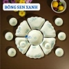 Bộ bát cúng gia tiên gốm sứ Bát Tràng 45-55cm - Hoa mặt trời, thờ cúng, giảm giá 299.000₫ 6