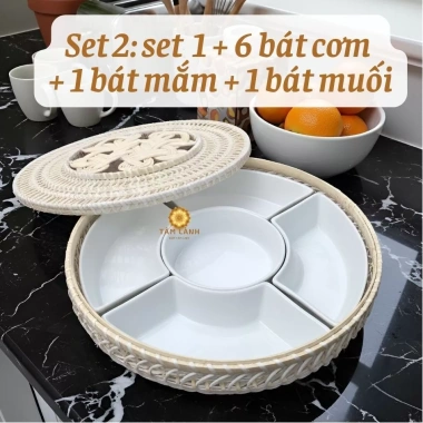 Bộ bát cúng gia tiên gốm sứ Bát Tràng cánh cong Đĩa thờ cúng, thắp hương 460k 9