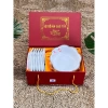 Bộ bát ddiax mặt trời thờ cúng, vẽ hoa hồng đỏ, xếp tròn 45cm sứ Bát Tràng 199k 4