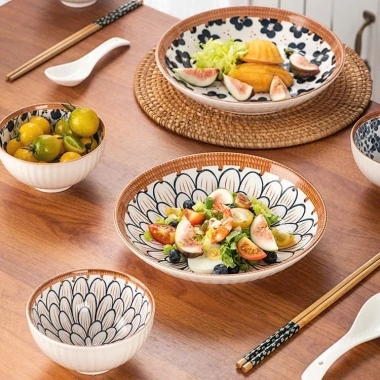 Bộ Bát Đĩa Ăn Cơm Cao Cấp, Chén Bát Kèm Hộp, Quà Tặng Hoàn Hảo - Giá 43.396đ 3