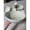 Bộ bát đĩa ăn cơm HOA CÚC VÀNG gốm sứ mai vàng - Vintage, giảm giá 17.000đ 6
