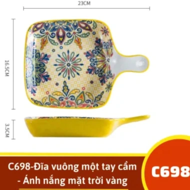 Bộ bát đĩa ánh nắng mặt trời vàng Giá 69.000đ, chất liệu bền, thiết kế tinh tế 10 Bộ bát đĩa ánh nắng mặt trời vàng Giá 69.000đ, chất liệu bền, thiết kế tinh tế 10