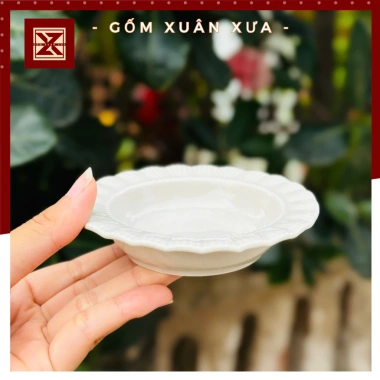 Bộ Bát Đĩa Bắc Âu Ghi Gốm Xuân Xưa - Chén Đĩa Sứ, Bát Trắng, Giá Chỉ 50.000₫ 10