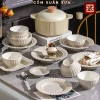 Bộ Bát Đĩa Bắc Âu Xám Ghi Gốm Xuân Xưa - Chén, Bát Đĩa Sứ Cao Cấp, Giảm Giá 269k 2