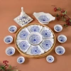 Bộ bát đĩa Bát Tràng hoa mặt trời – Mâm cúng gia tiên 54cm, giảm giá 1.955.000 VND 2