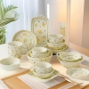 Bộ Bát Đĩa Cao Cấp Hoa Mai Vàng Men Bóng Mịn - Đẹp Sang Trọng, Giá Ưu Đãi 129k 5